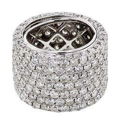 18KT White Gold Ladies Diamond Fashion Ring -# 10588