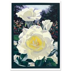 "Rose Garden At The Huntington" Limited Edition Giclee on Canvas by Brian Davis, Numbered and Hand S