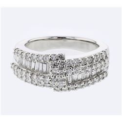 18KT White Gold Ladies Diamond Ladies Ring -# 10223
