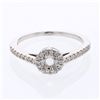 Image 1 : 14KT White Gold Ladies Diamond Semi Mount Ring -# 8698