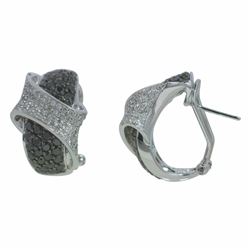 14KT White Gold Diamond Earrings -# 5849