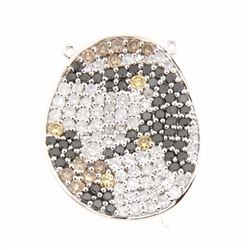 14KT White Gold Ladies Diamond Necklace -# 9877