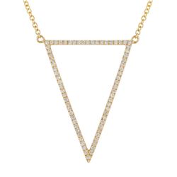 14KT Yellow Gold Diamond Necklace -# 7898-1