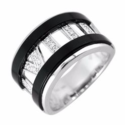 14KT White Gold Gemstone Ring -# 5815