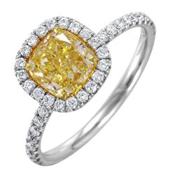 18KT Gold Diamond Engagement Ring -# 1630