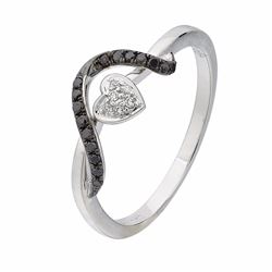 14KT White Gold Women's Diamond Ring -# 5990