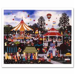 Candied Apples and Candy Corn Limited Edition Lithograph by Jane Wooster Scott, Numbered and Hand Si