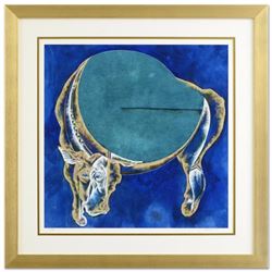 Lu Hong - "Taurus (4/21 - 5/21)" Framed Limited Edition Giclee, Numbered and Hand Signed with COA! -