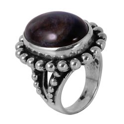 Stephen Dweck Sterling SIlver Fluorite Ring -# 568
