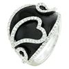 Image 1 : 14KT White Gold Gemstone Ring -# 5957-1