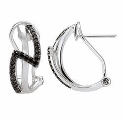 14KT White Gold Diamond Earrings -# 6274-1