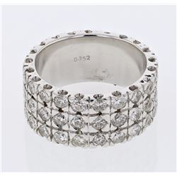 18KT White Gold Ladies Diamond Ring -# 10495