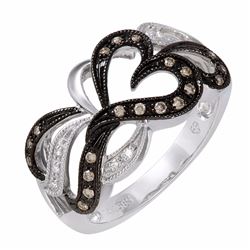 14KT White Gold Women's Diamond Ring -# 5980-1