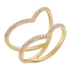 14KT Yellow Gold Women's Diamond Ring -# 7877-1