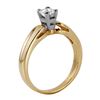 Image 2 : 14KT Yellow Gold Diamond Engagement Ring -# 52
