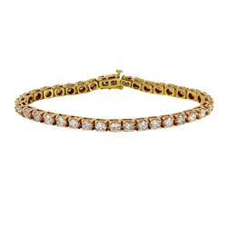 14KT Yellow Gold Diamond Bracelet -# 1626