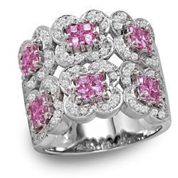 18KT White Gold Topaz and Diamond Ring -# 312