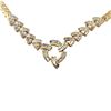 Image 1 : 14KT Yellow Gold Diamond Necklace -# 1220
