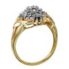 Image 2 : 14KT Yellow Gold Diamond Ring -# 147