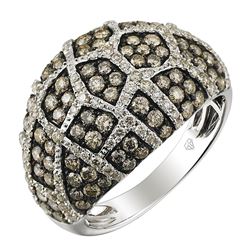 14KT White Gold Diamond Earrings -# 6247-1