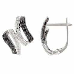 14KT White Gold Diamond Earrings -# 6005-1