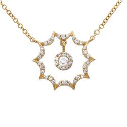 14KT Yellow Gold Diamond Necklace -# 7931