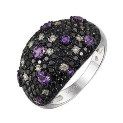 14KT White Gold Gemstone Ring -# 6076