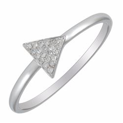 14KT White Gold Women's Diamond Ring -# 7911