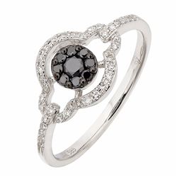 14KT White Gold Women's Diamond Ring -# 6047