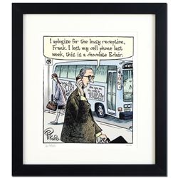 Bizarro! "Eclair Cell Phone" is a Framed Limited Edition which is Numbered, Hand Signed by creator D