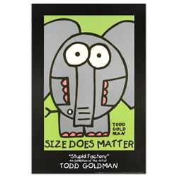 "Size Does Matter" Fine Art Litho Poster (24" x 36") by Renowned Pop Artist Todd Goldman! -# 5233