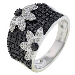 14KT White Gold Women's Diamond Ring -# 5902-1