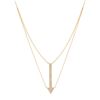 Image 1 : 14KT Yellow Gold Diamond Necklace -# 7649-1