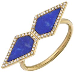 14KT Yellow Gold Gemstone Ring -# 7834