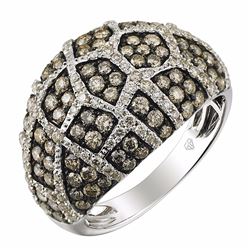 14KT White Gold Diamond Earrings -# 6247