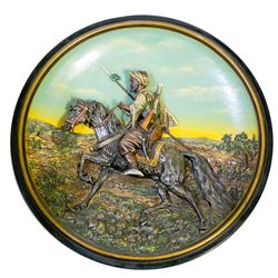 Musterschutz 3-D Arabian Soldier Plaque -# 1749