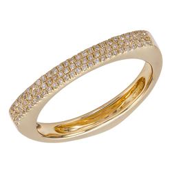 14KT Yellow Gold Women's Diamond Ring -# 7576-1