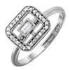 Image 1 : LOVBAND 18KT White Gold Diamond Ring  -# 2316