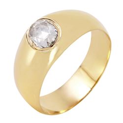 14KT Yellow Gold Soltaire Diamond Ring -# 425