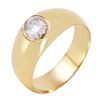 Image 1 : 14KT Yellow Gold Soltaire Diamond Ring -# 425