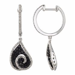 14KT  Gold Diamond Earrings -# 6124-1