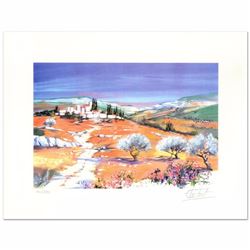 Ella Fort - "Village in the Clearing" Limited Edition Lithograph, Numbered and Hand Signed by the Ar