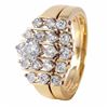 Image 1 : 14KT Yellow Gold Diamond Engagement Ring -# 644