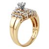 Image 2 : 14KT Yellow Gold Diamond Engagement Ring -# 644