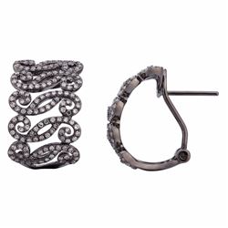 14KT White Gold Diamond Earrings -# 5954-1