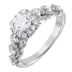 14KT White Gold Diamond Engagement Ring by Vera Wang -# 1532