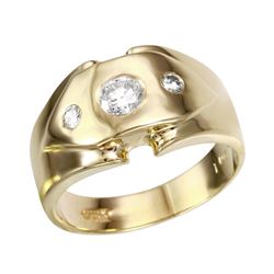 14KT Yellow Gold Diamond RIng -# 1830
