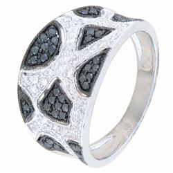 14KT White Gold Women's Diamond Ring -# 5964-1