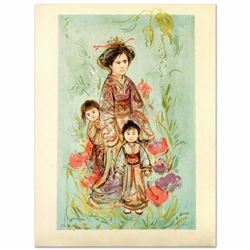 "Setsu" Limited Edition Lithograph by Edna Hibel (1917-2014), Numbered and Hand Signed with Certific