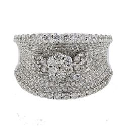 14KT White Gold Ladies Diamond Ring -# 10053
